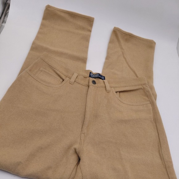Vtg Polo Ralph Lauren Mens 100% Camel HairPants 34x31